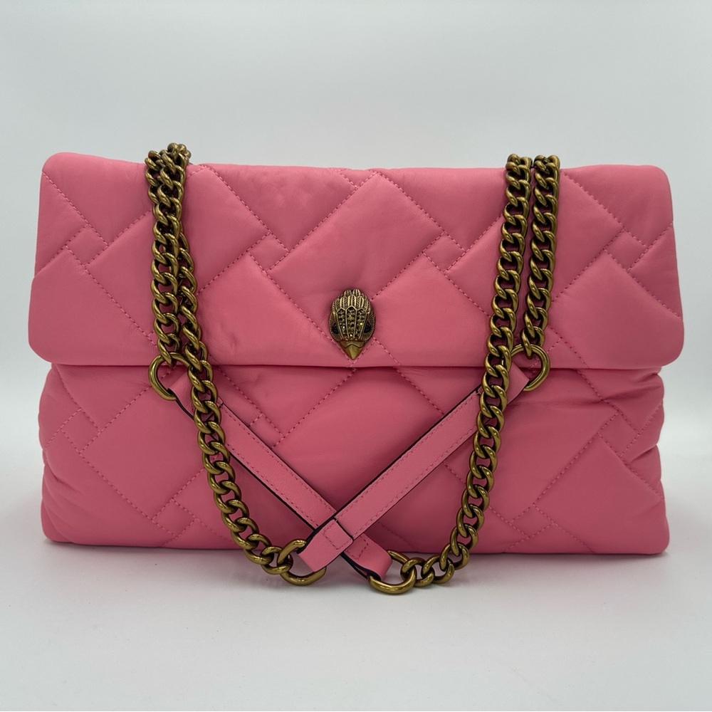 Kurt Geiger Kensington Pink Soft Leather XXL Handbag
